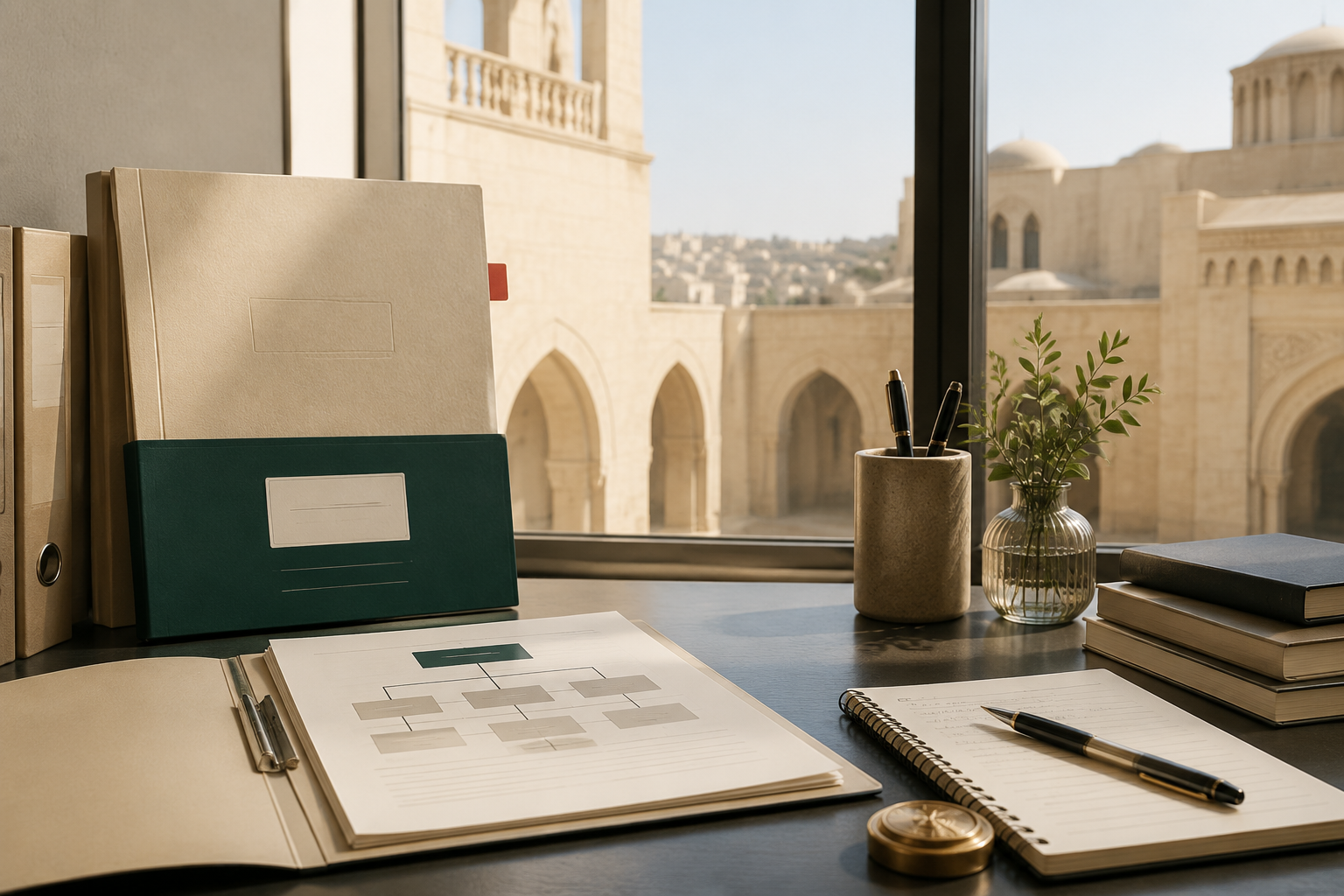 بيئة أعمال في مسقط ووثائق واقعية لتأسيس شركة